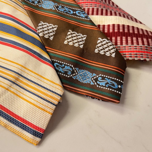 Vintage Ties | Three Retro Ties 70s Ties Sears, Marshall Field, Montgomery Ward - Picture 6 of 16